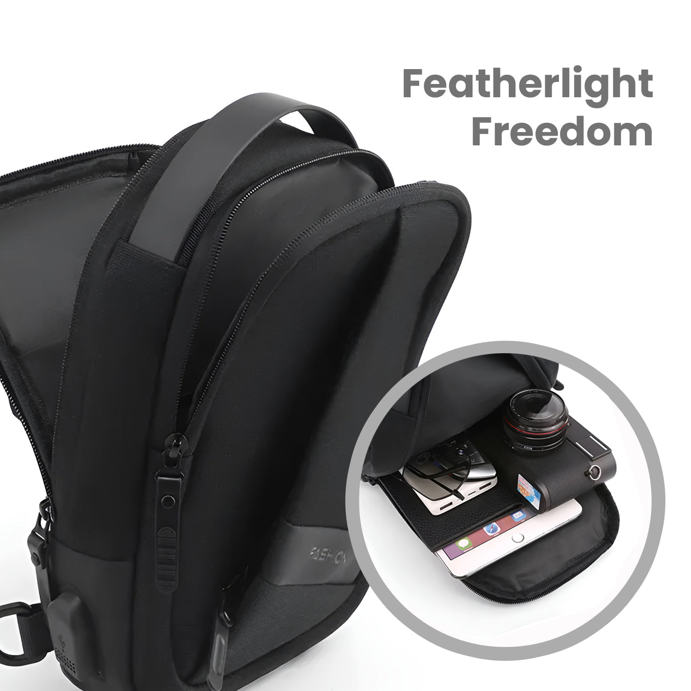 ProtecX Charging Chest Bag