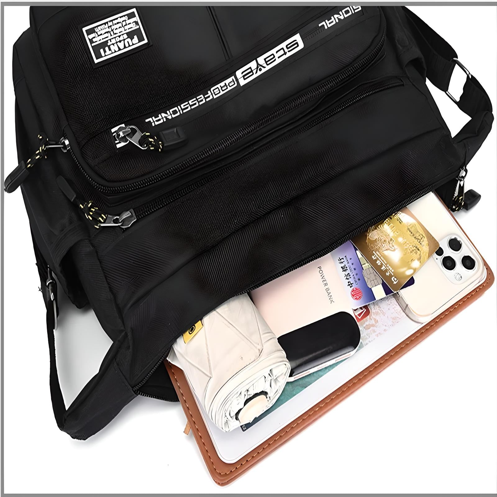 Large Anti-Theft Messenger Bag