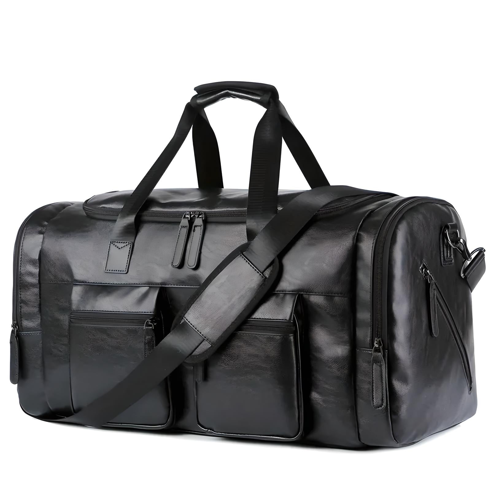 Classy Men’s Leather Duffle Bag