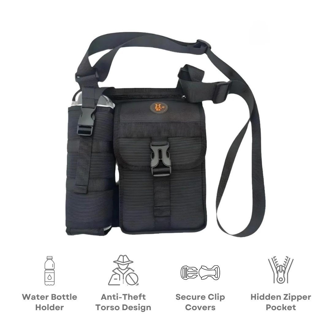 Adventurer | Bottle Carrier Crossbody Bag