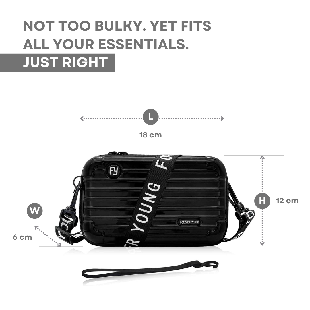 Anti-Theft Hardshell Crossbody Bag