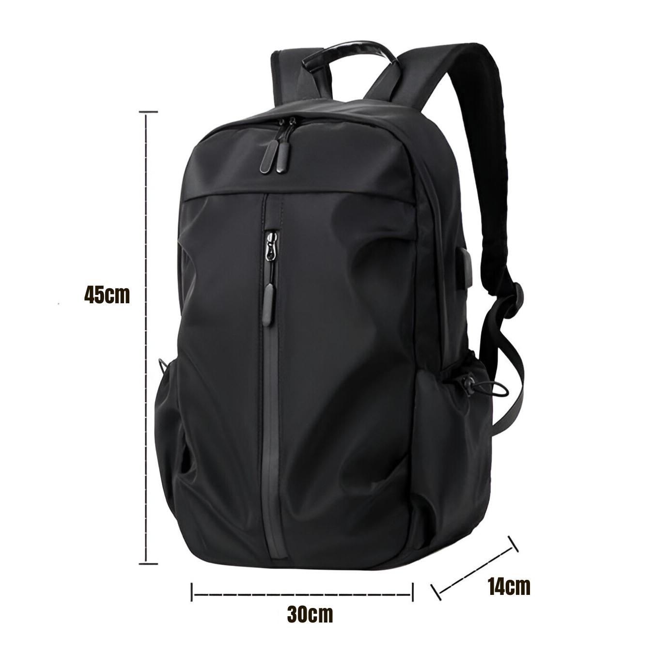 TravelMate Water-Resistant Charging Backpack